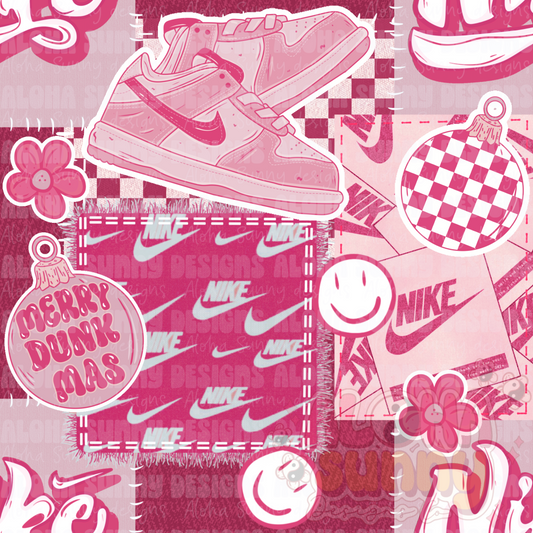 Pink dunkmas patchwork