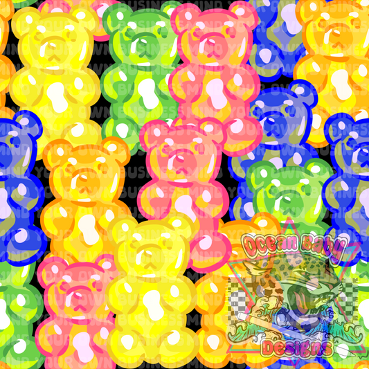 Colorful Gummy bears